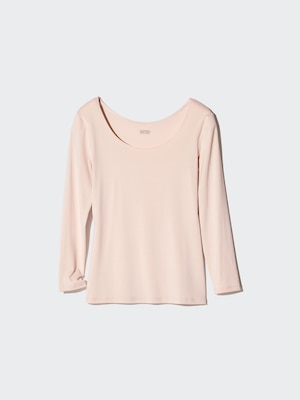 FEMME T-SHIRT HEATTECH COL DÉGAGÉ