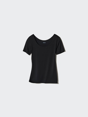 HEATTECH Scoop Neck T-Shirt (Short Sleeve)