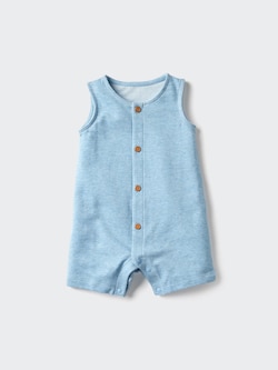 One Piece Outfit (Sleeveless, Denim-Like)