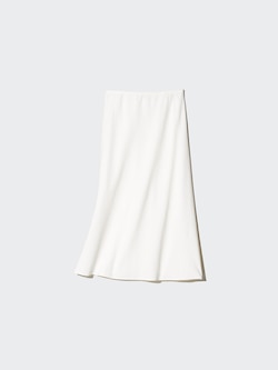 Linen Blend Maxi Skirt