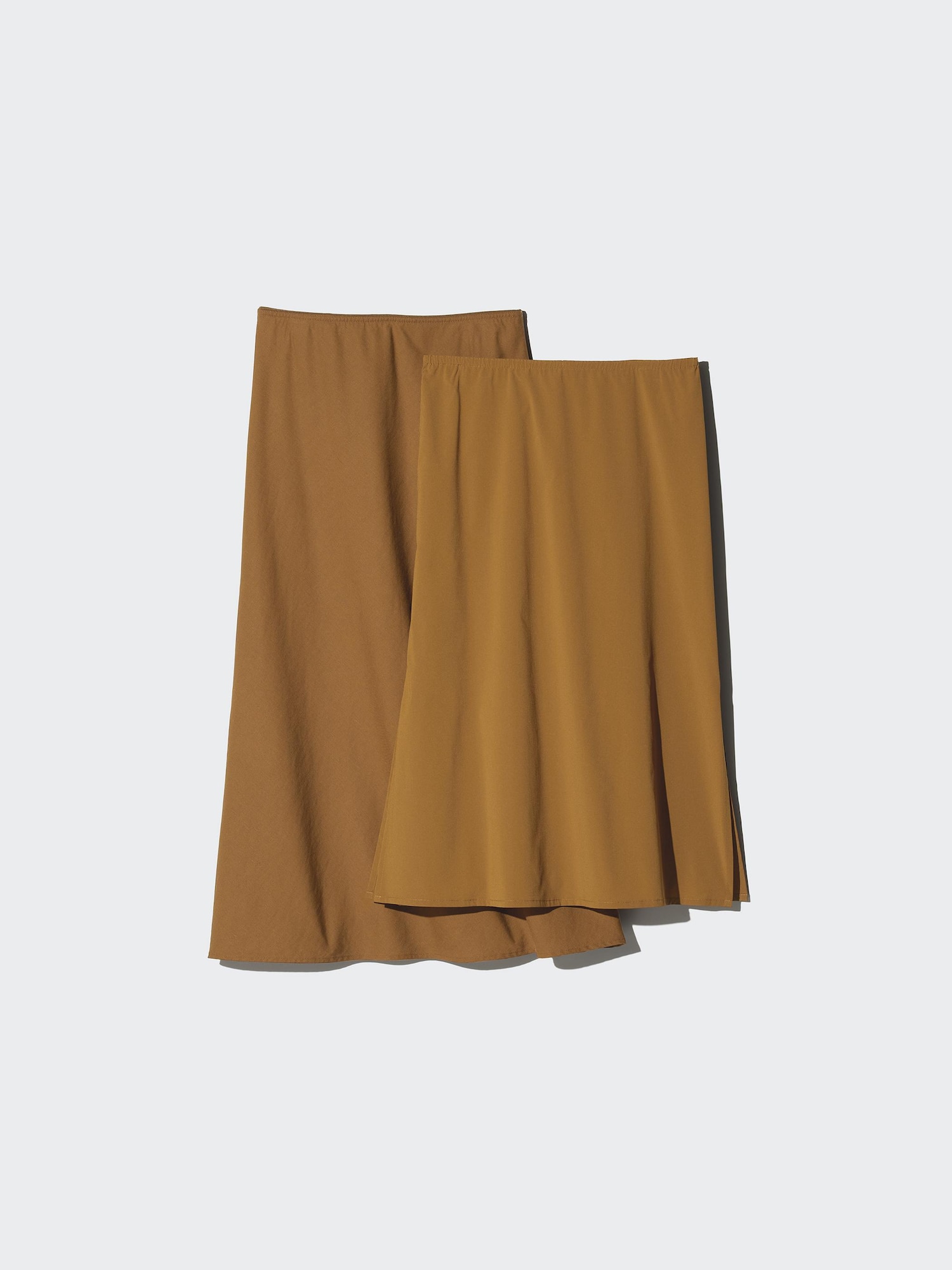 Linen Blend Maxi Skirt