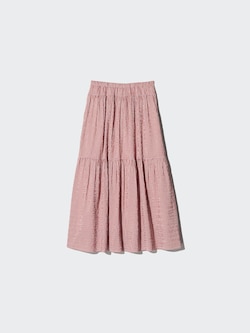 Tiered Maxi Skirt Gingham