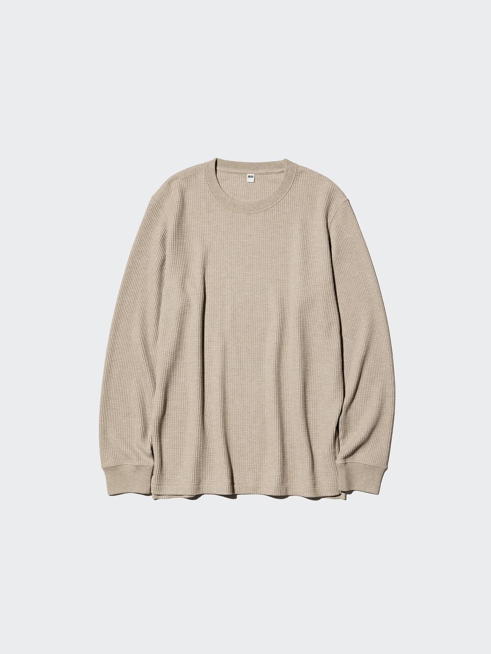 Мужские футболки Uniqlo Waffle T-Shirt Long Sleeve — фото 3
