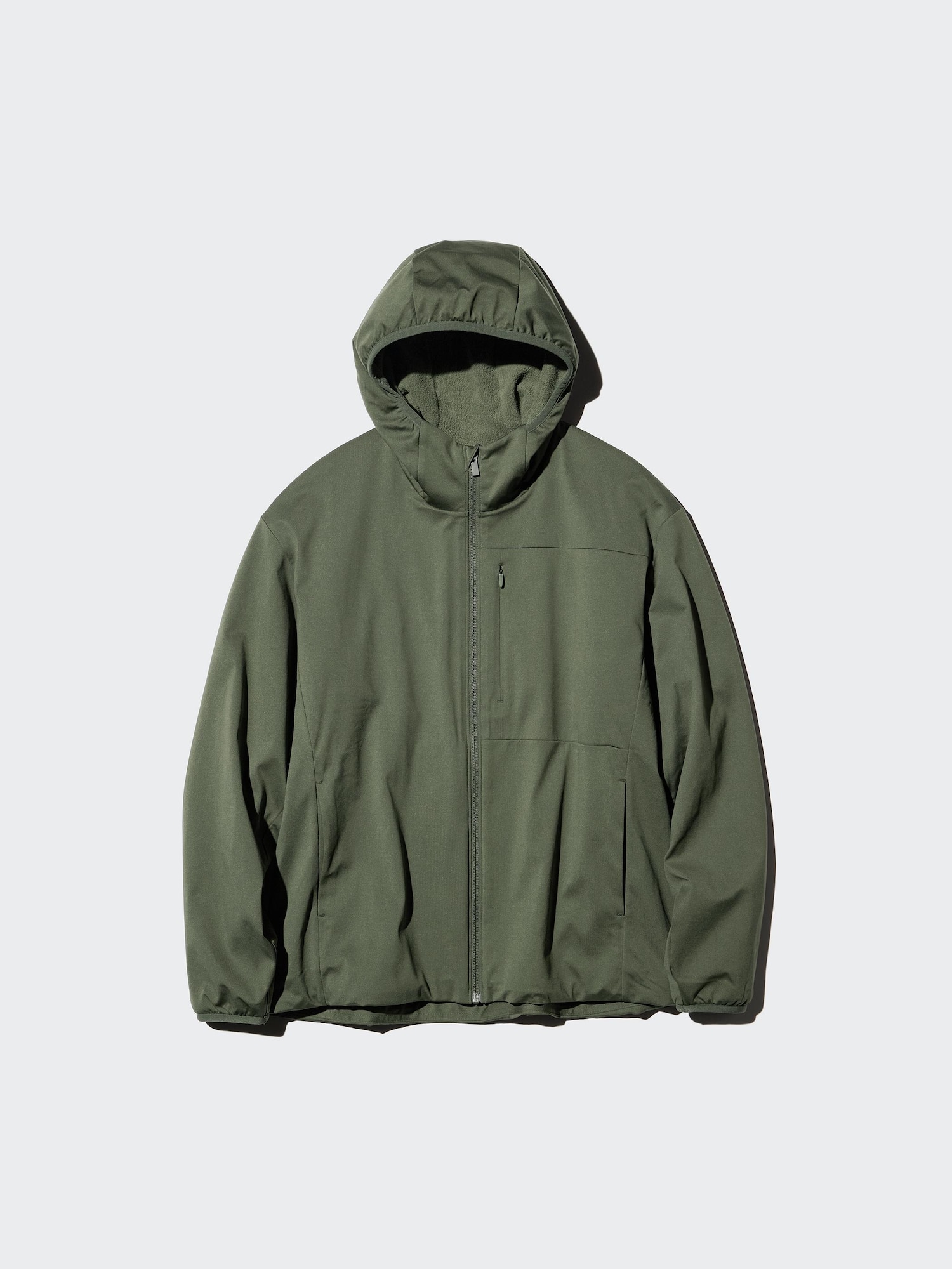 Men's Windproof Fleece Full-Zip Hoodie | UNIQLO US