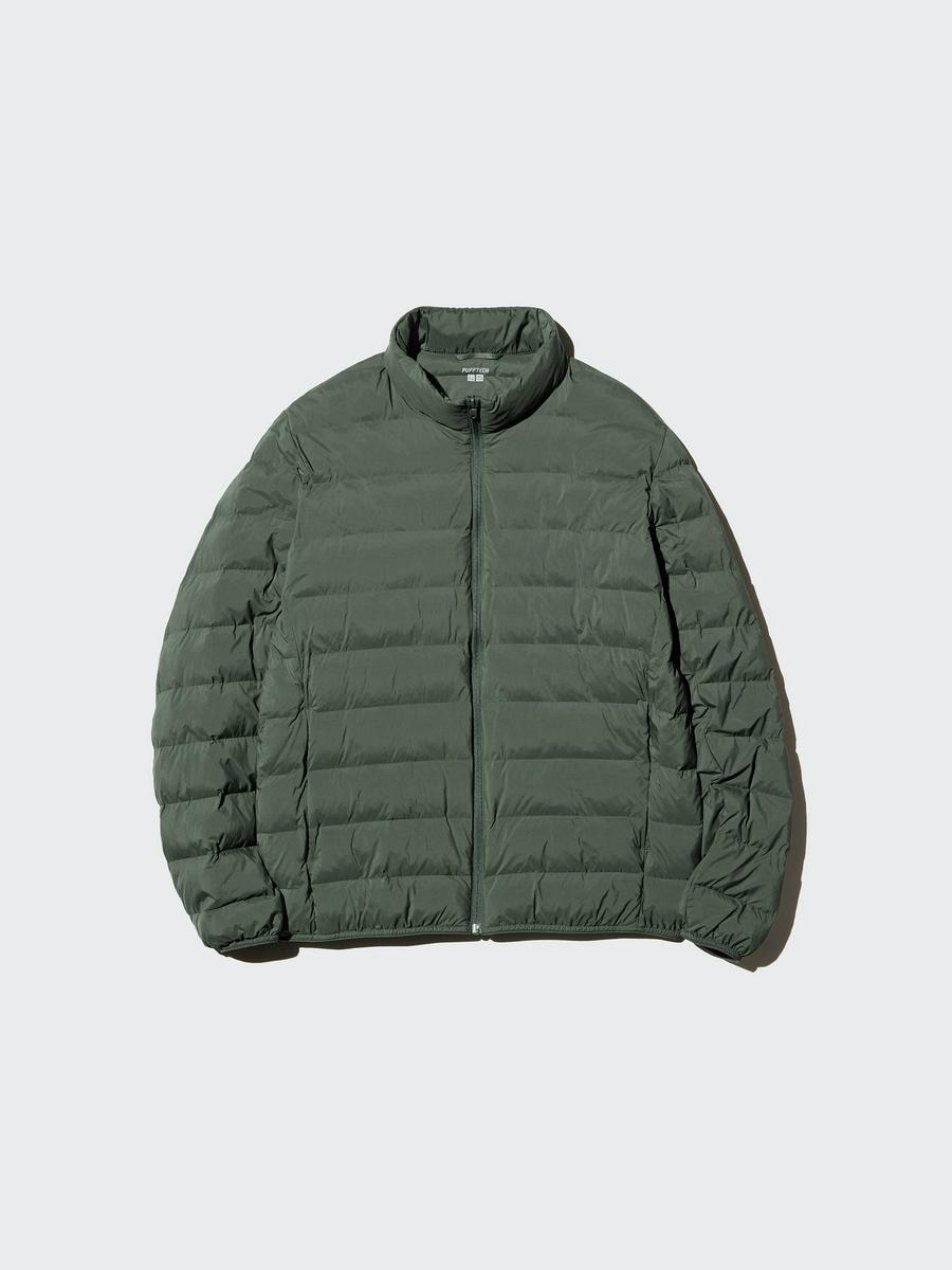 Uniqlo Men's Pufftech Jacket With Anti-static, Olive, Xs
