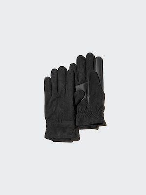 HEATTECH Lined Gloves Faux Suede