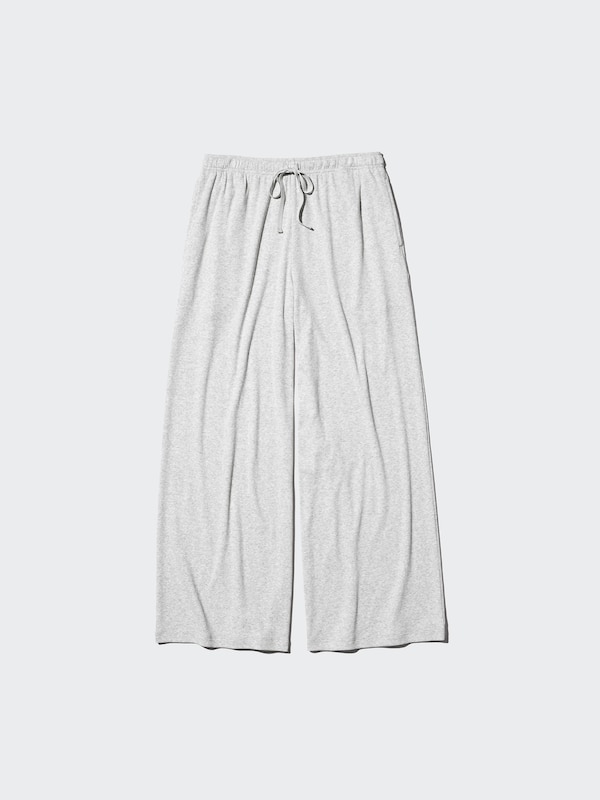 Ribbed Wide Easy Trousers