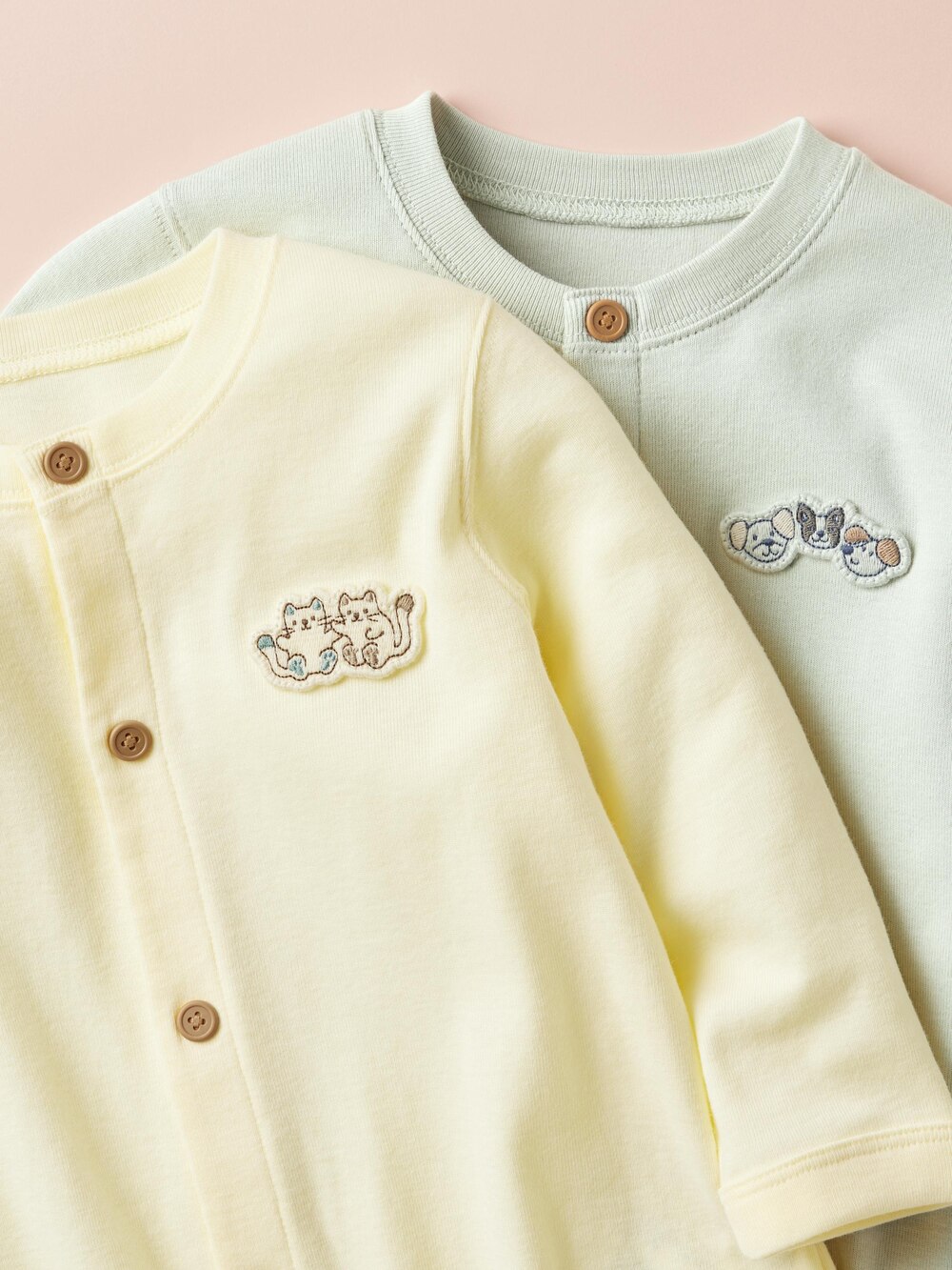 Uniqlo Baby Ribbed One Piece Outfit | Long Sleeve — фото 2