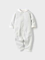 Baby Ribbed One Piece Outfit | Long Sleeve | Striped