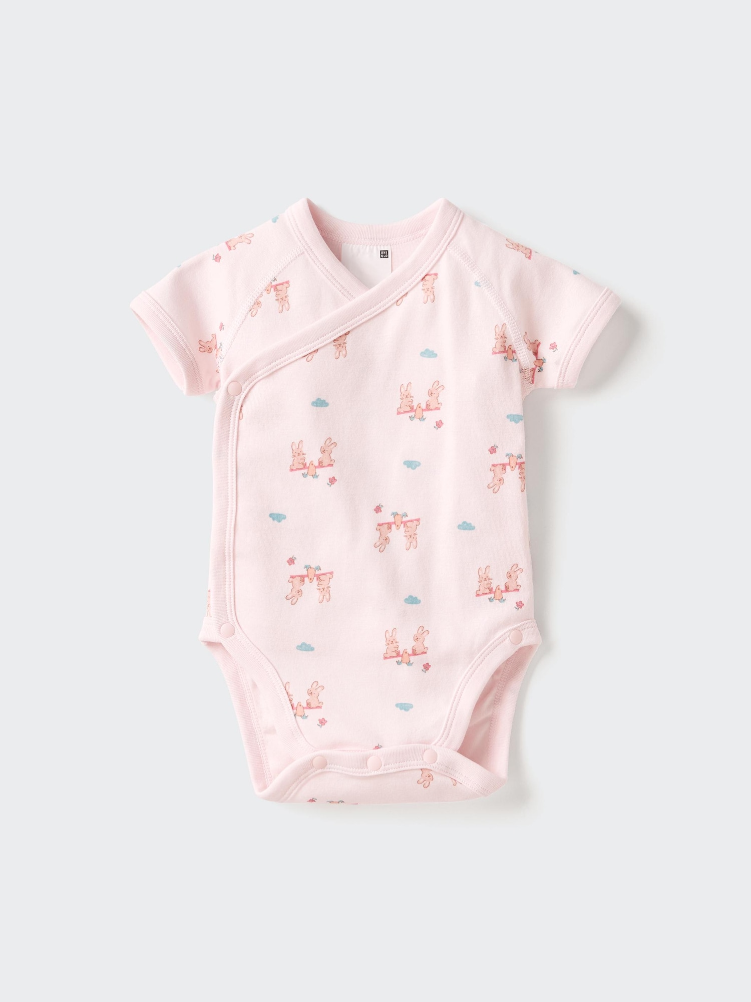 Baby Short Sleeve Bodysuit | Printed | Open Front - thumbnail 6