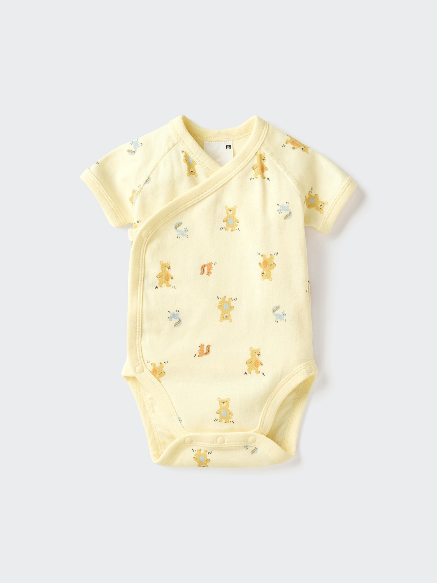Baby Short Sleeve Bodysuit | Printed | Open Front - thumbnail 7
