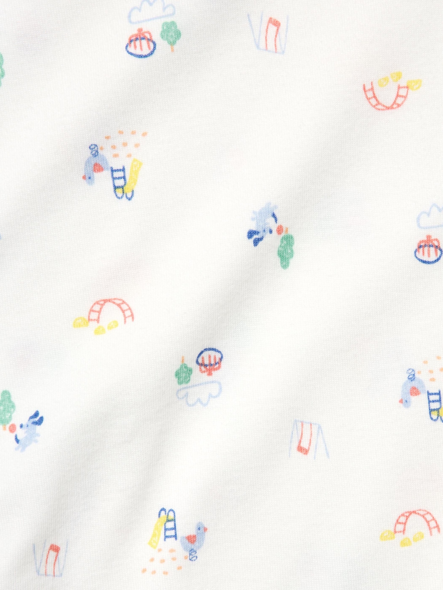 Baby Short Sleeve Bodysuit | Printed | Open Front - thumbnail 2