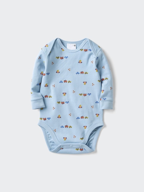 Uniqlo Baby Long Sleeve Bodysuit | Printed