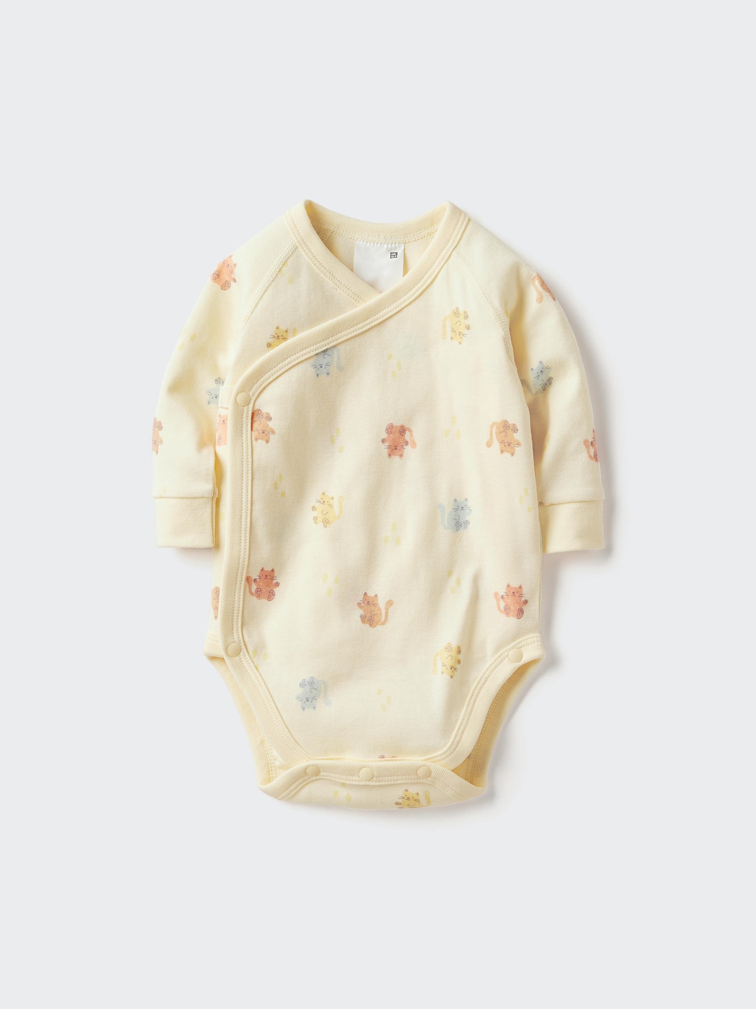 Baby Long Sleeve Bodysuit | Printed | Open Front - thumbnail 2