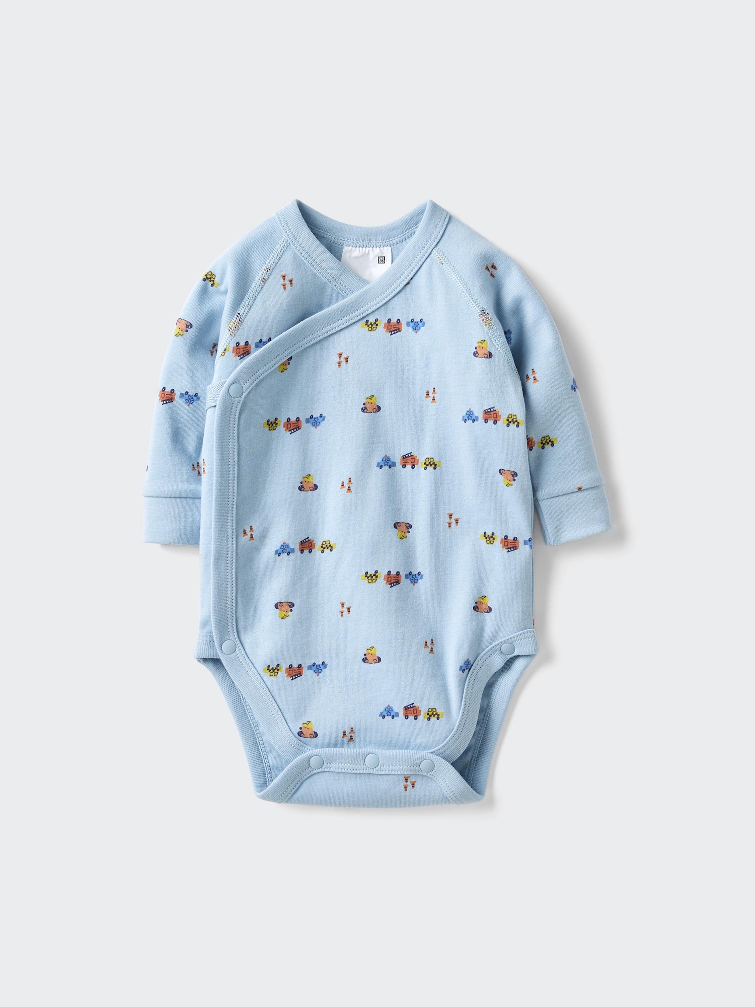 Baby Long Sleeve Bodysuit | Printed | Open Front - thumbnail 4