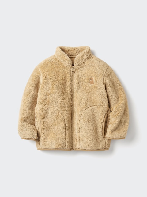 Детские куртки Uniqlo Baby Fluffy Yarn Fleece Full-Zip Jacket