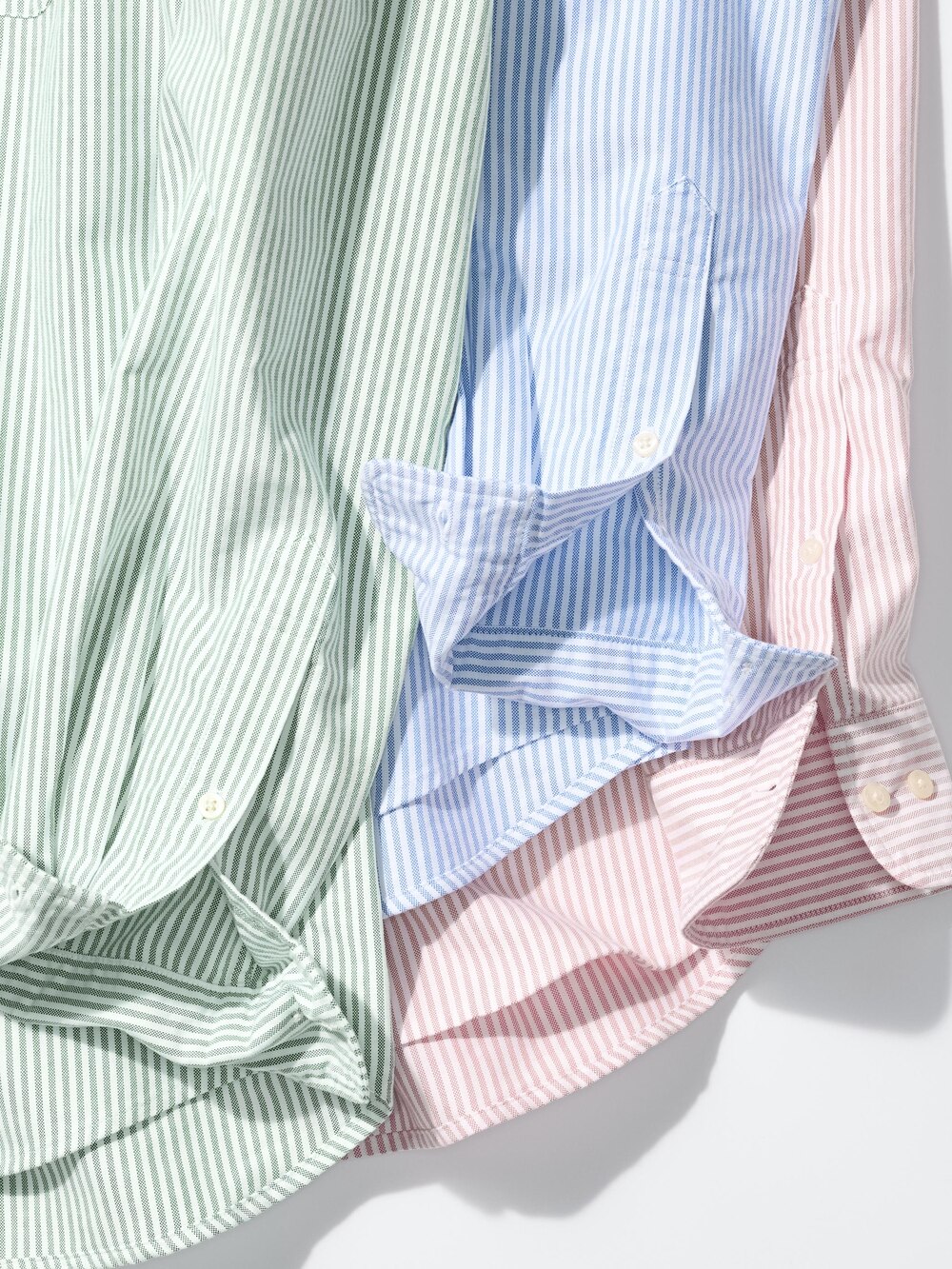 Uniqlo Oxford Slim Shirt | Striped — фото 6