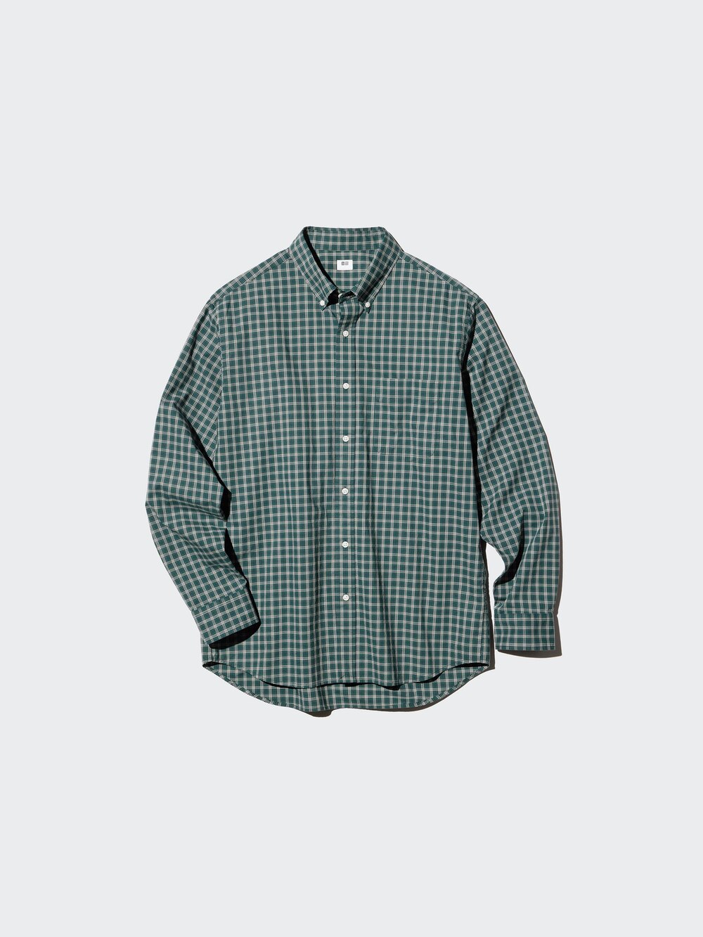 Мужские рубашки Uniqlo Broadcloth Shirt Check — фото 5