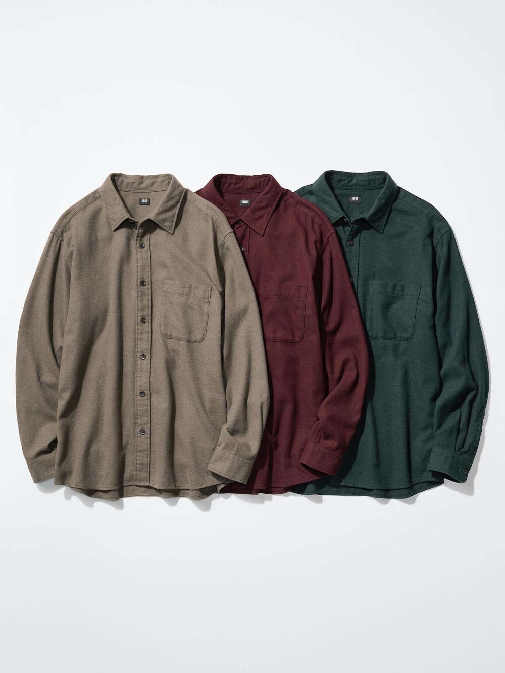 Рубашки Uniqlo Flannel Shirt Heather — фото 5