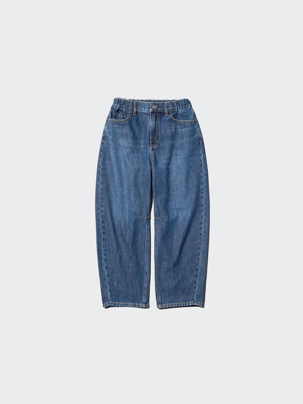 Детские джинсы Uniqlo Barrel Leg Jeans Zip-Fly — фото 4