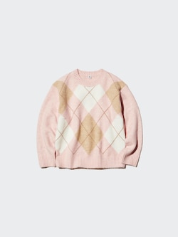 Soufflé Yarn Jumper (Argyle)
