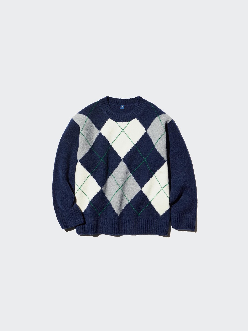 Детские свитеры Uniqlo Souffle Yarn Sweater Argyle — фото 4