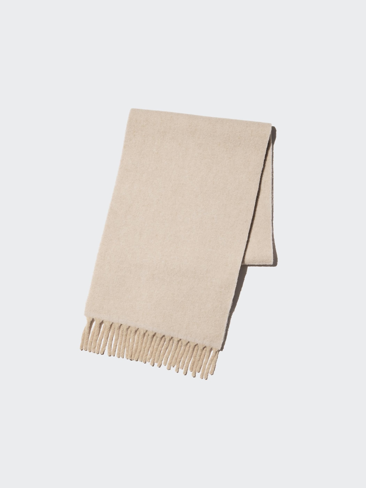 Женские аксессуары Uniqlo Souffle Yarn Chunky Stole, цвет: Бежевый — фото 1