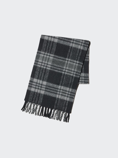 Аксессуары Uniqlo Souffle Yarn Chunky Stole Pattern, цвет: Чёрный