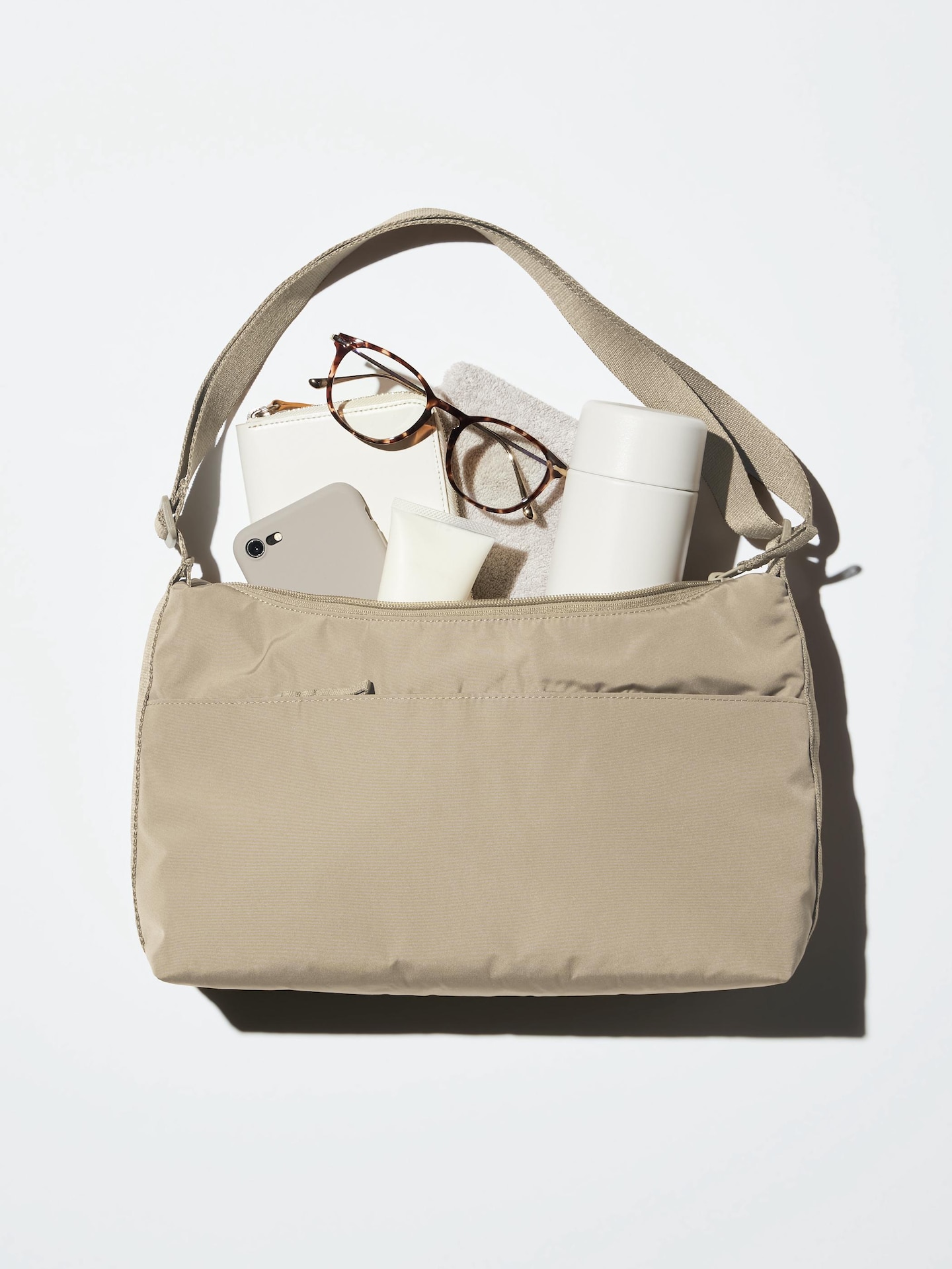 Сумка Uniqlo 2 Way One Handle, цвет: Чёрный — фото 7