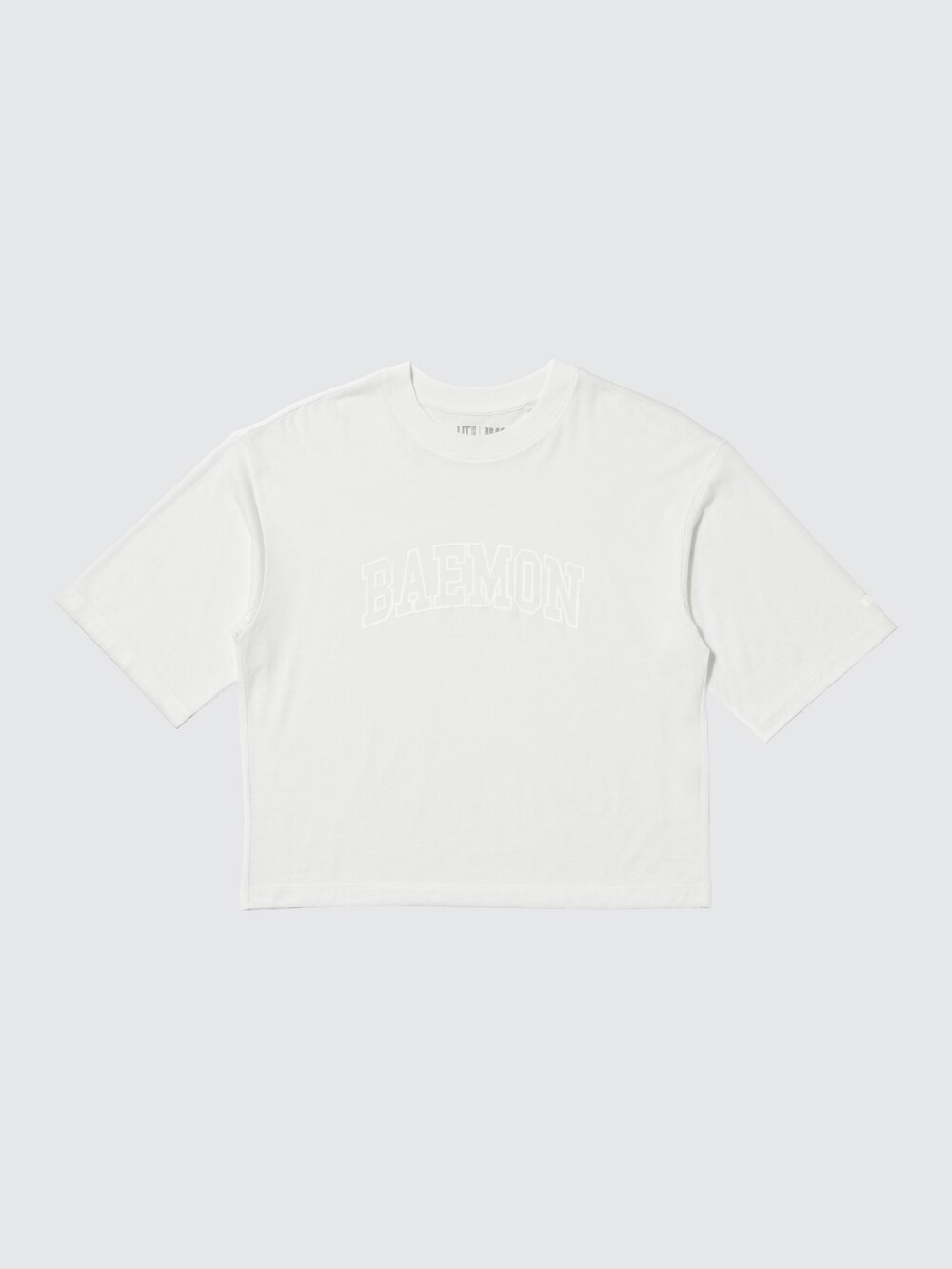 Uniqlo BABYMONSTER UT Cropped Graphic T-Shirt | Sheer — фото 4