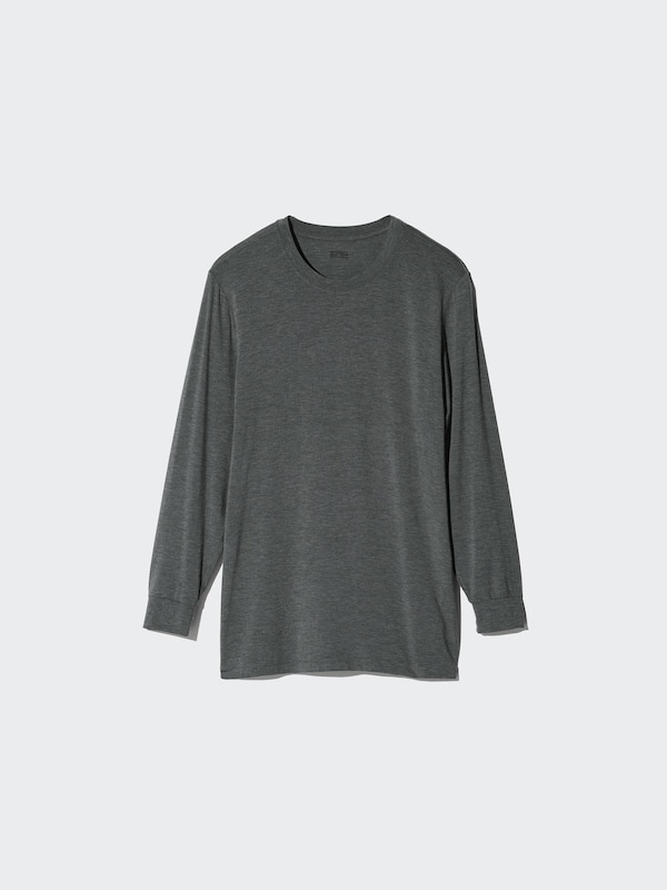 HEATTECH Crew Neck T-Shirt Long Sleeve
