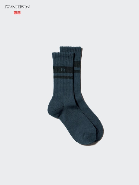 Носки Heattech Pile, с подкладкой — Uniqlo, цвет: Синий