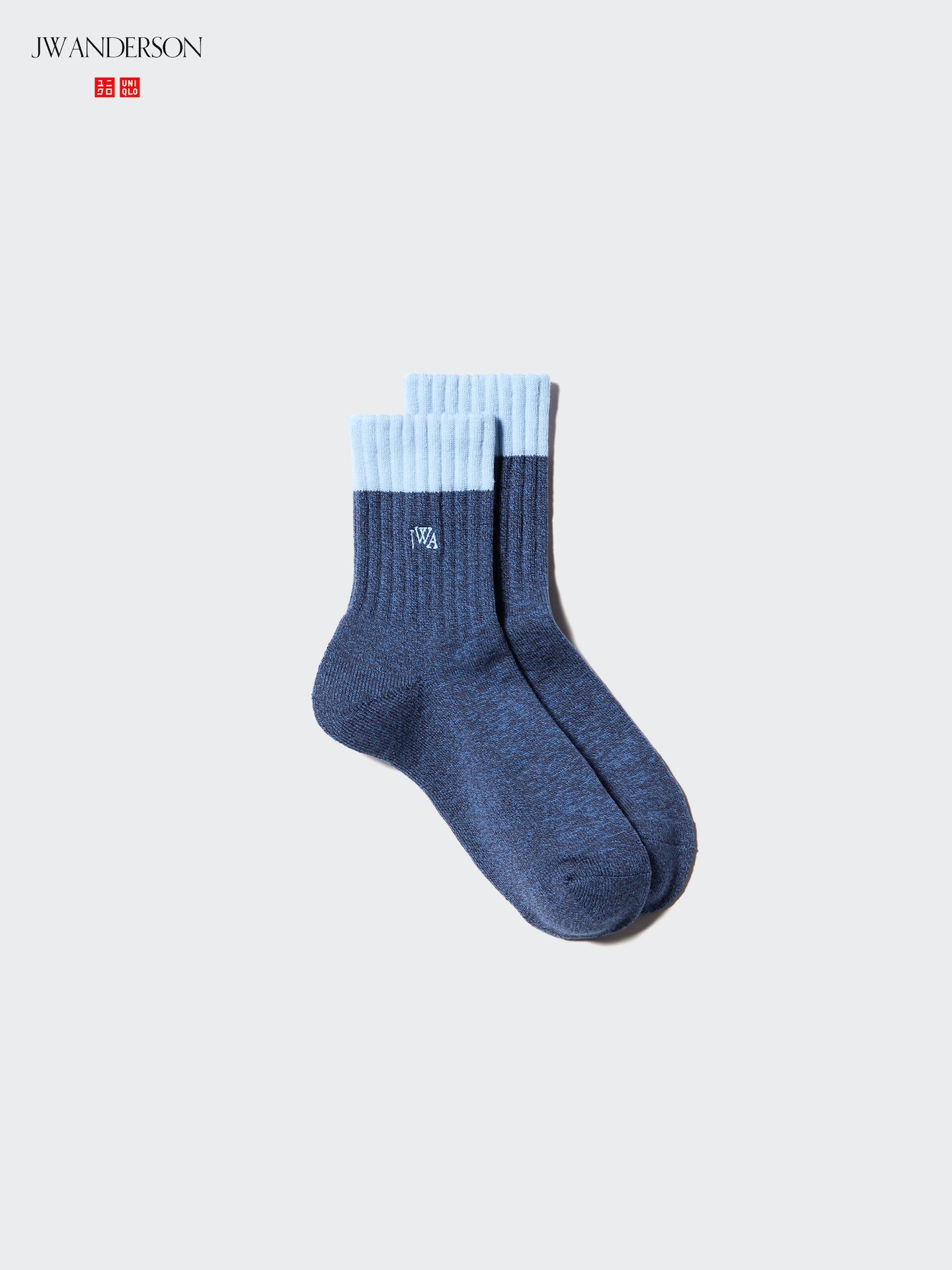 Носки Heattech Bi-color — Uniqlo, цвет: Синий — фото 1