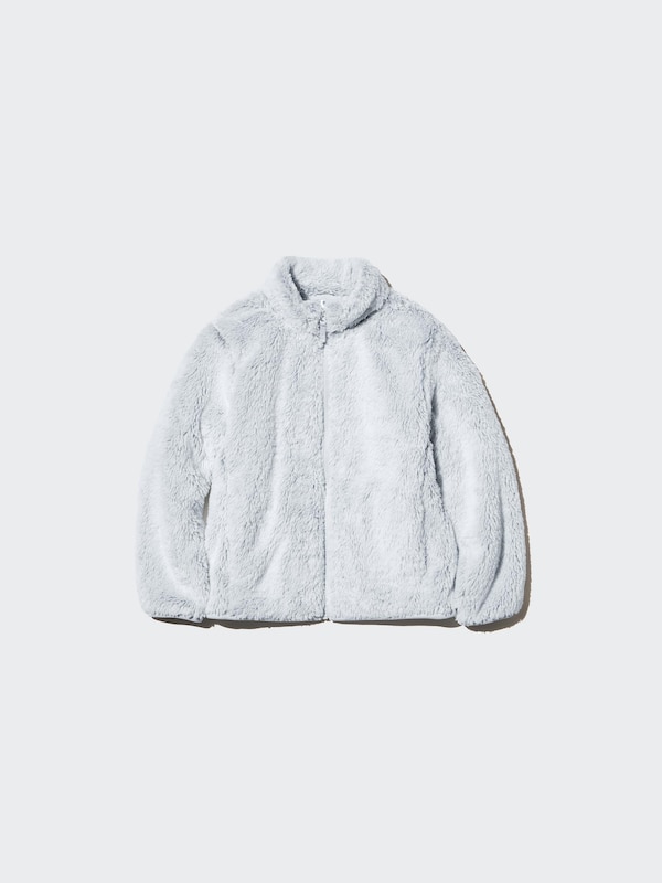 Fluffy Yarn Fleece Full-Zip Jacket