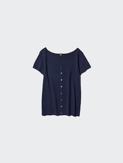 WOMEN ROUND NECK CARDIGAN