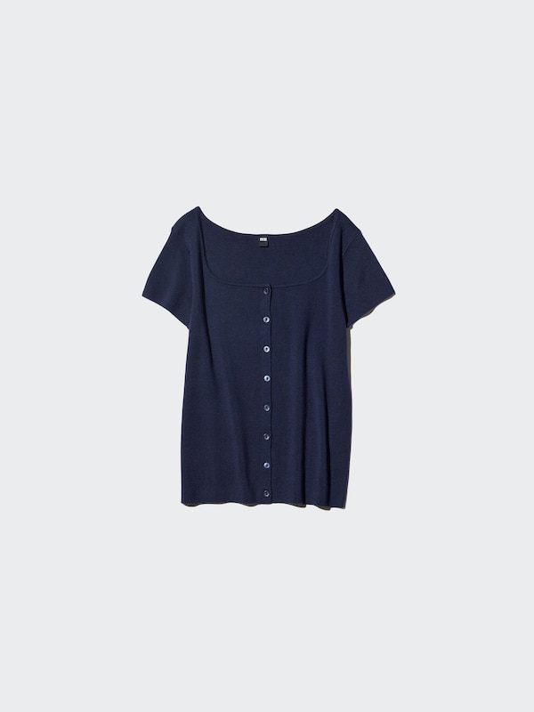Round Neck Cardigan