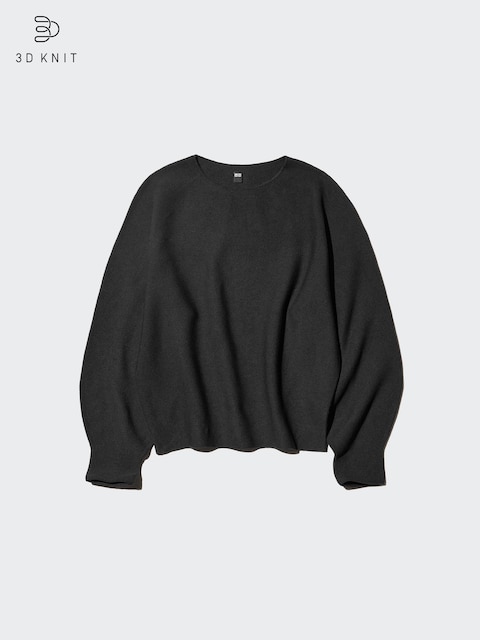 Uniqlo 3D Knit Cotton Volume Sleeve Sweater