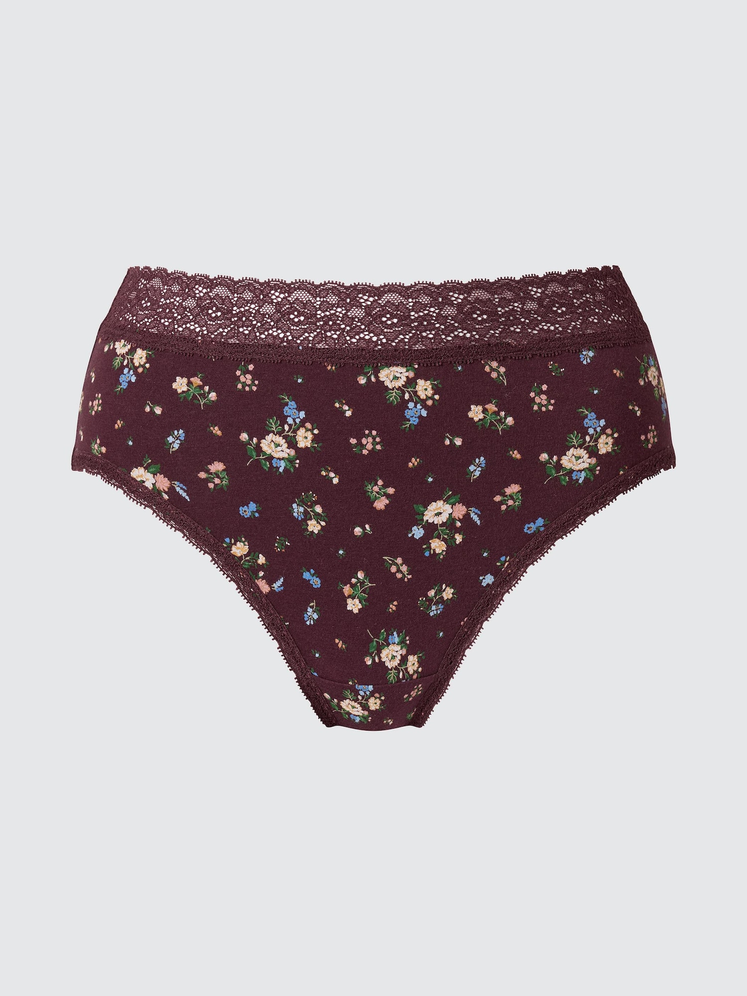 Slip Külot (Yüksek Bel, Çiçekli)