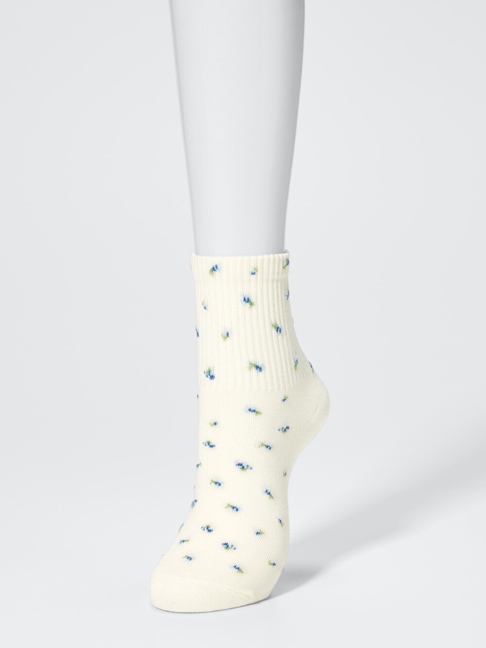 Женские носки Uniqlo Regular Socks | 3 Pairs | Flower — фото 2