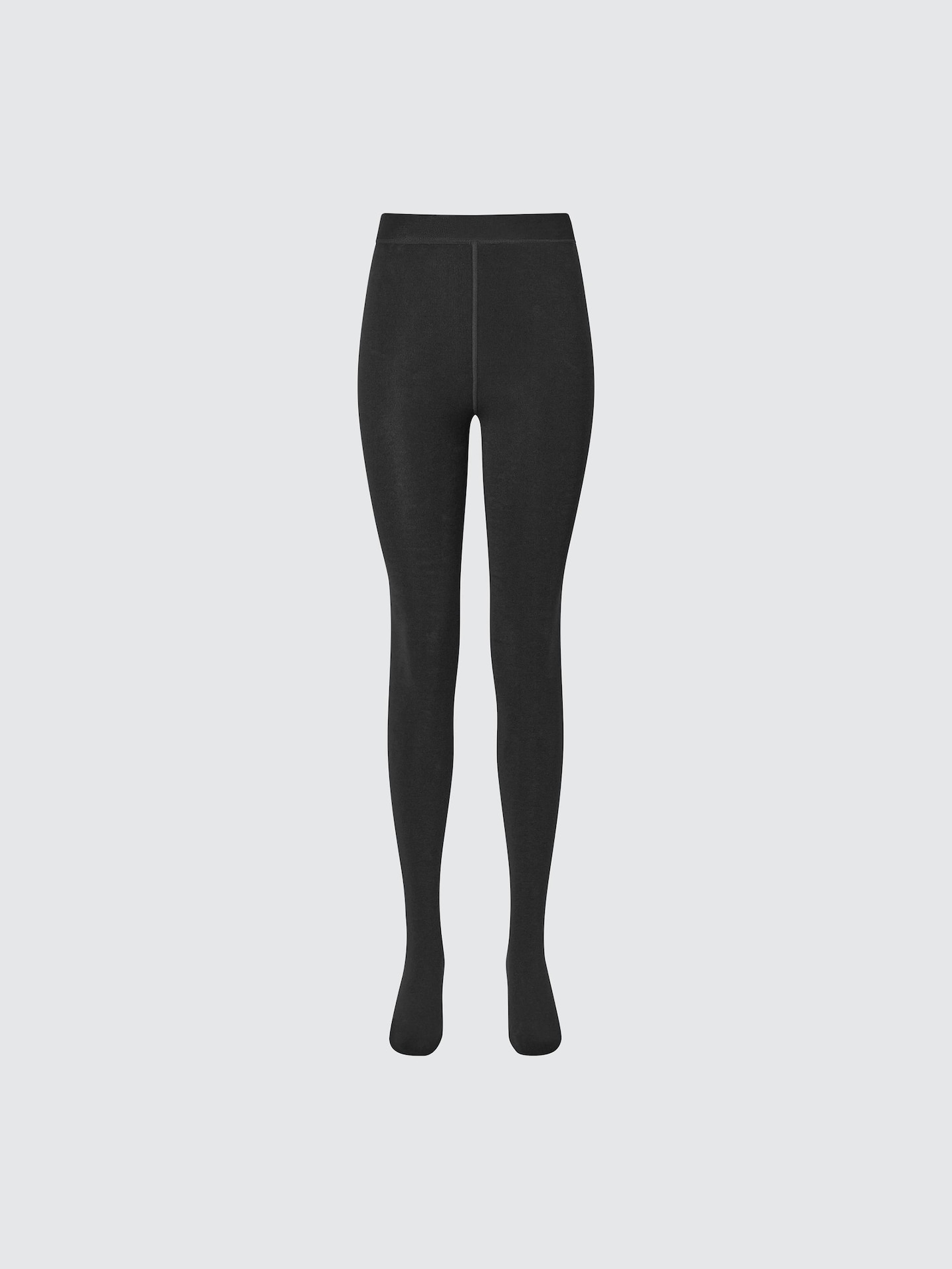 Женские колготки Uniqlo Heattech Extra Warm с начёсом, цвет: Чёрный — фото 1