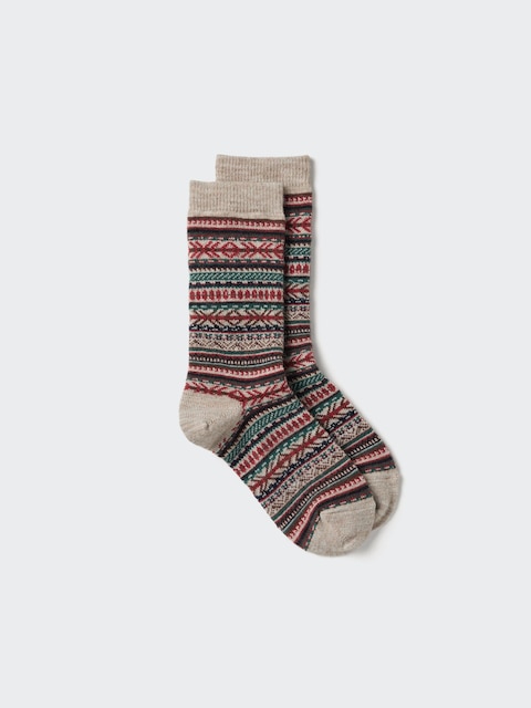 Носки HEATTECH Fair Isle — Uniqlo