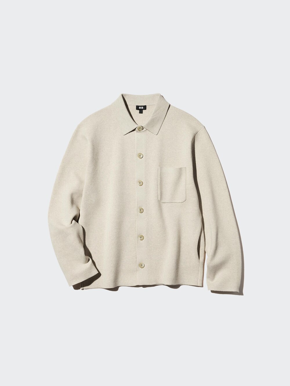 Uniqlo Milano Ribbed Shirt Collar Cardigan — фото 3