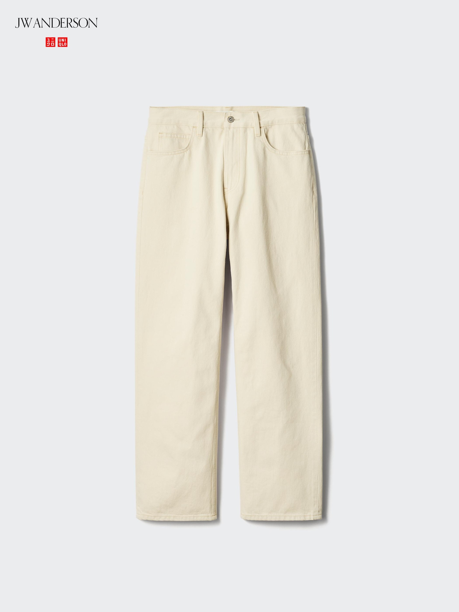 Uniqlo Men's Straight Jeans, Natural, 27 Inch