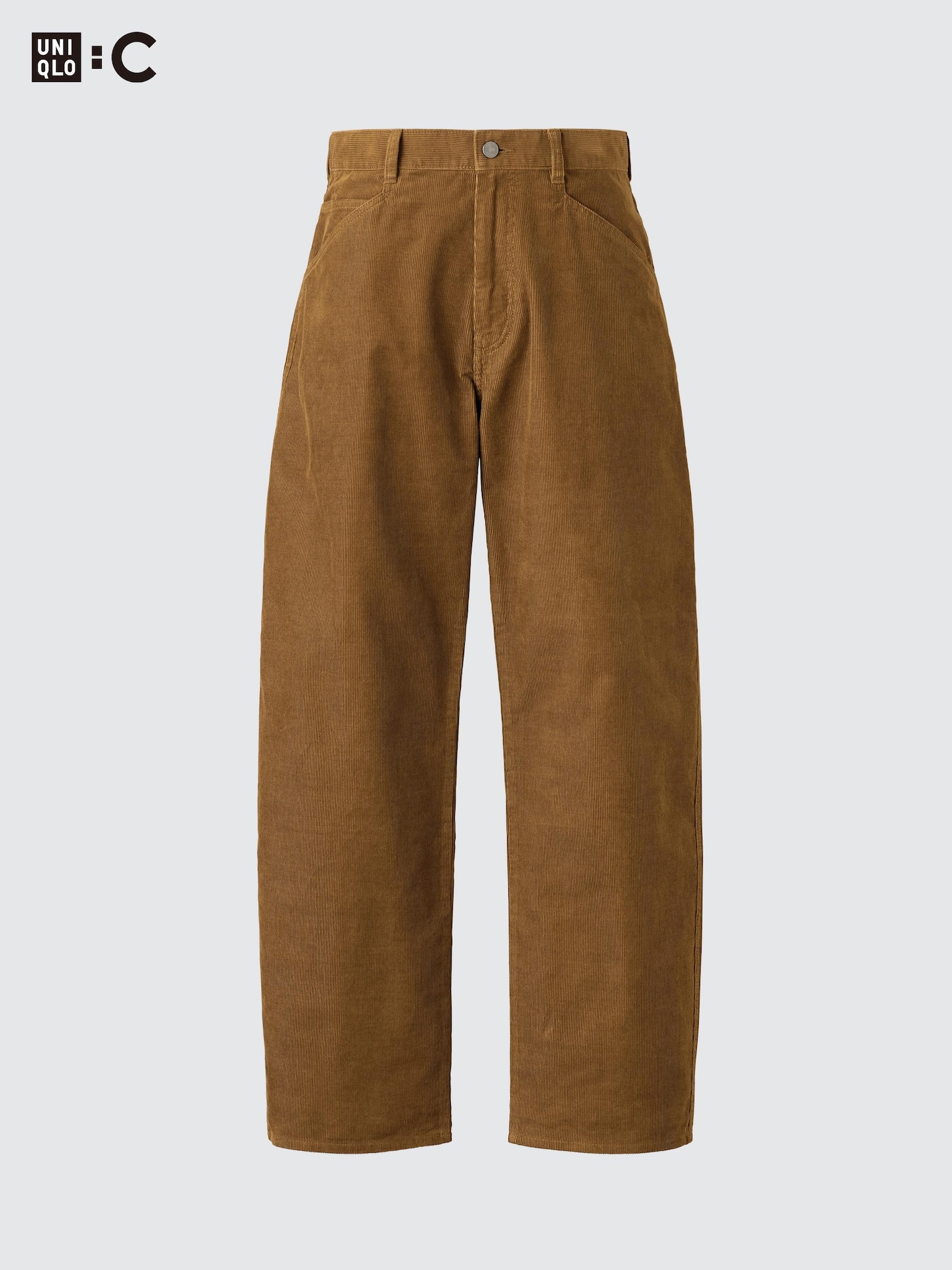 Джинсы Uniqlo Barrel Jeans Corduroy, цвет: Чёрный — фото 3