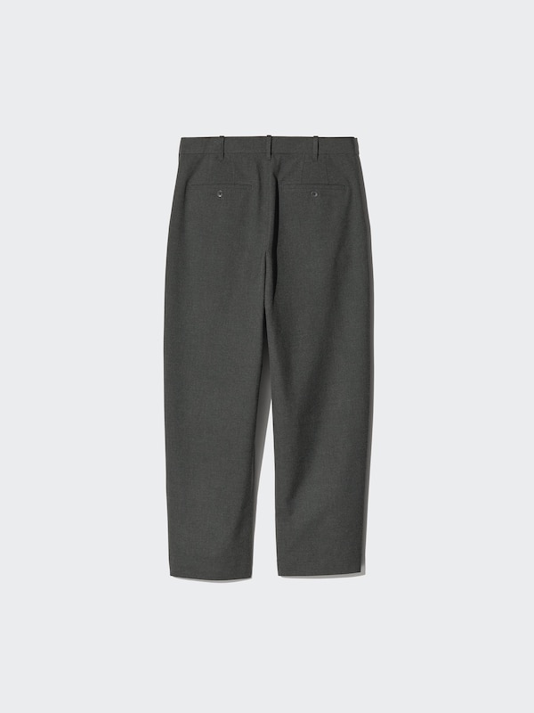 Pleated Relaxed Wide Trousers