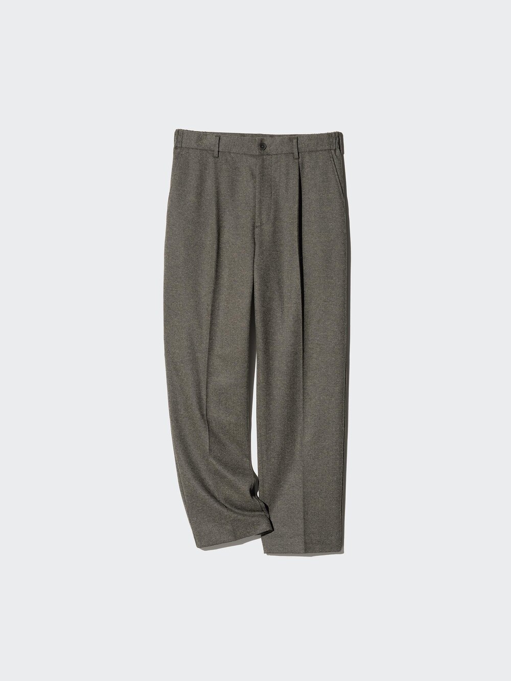 Мужские брюки Uniqlo Pleated Wide Pants Herringbone — фото 2