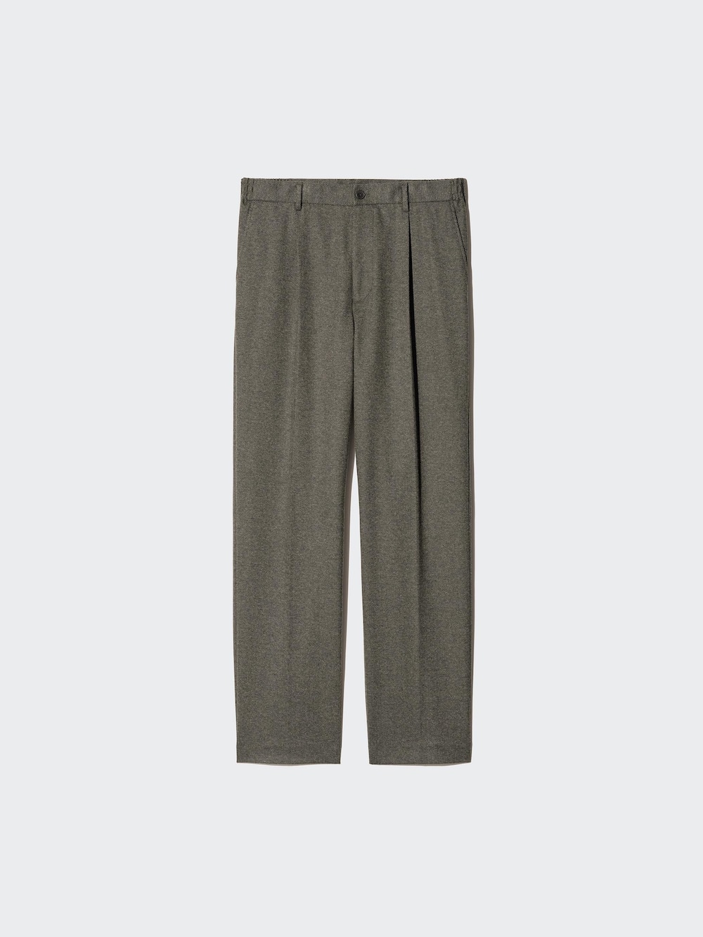 Мужские брюки Uniqlo Pleated Wide Pants Herringbone Tall — фото 2