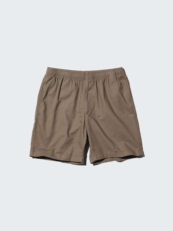 Linen Blend Easy Shorts