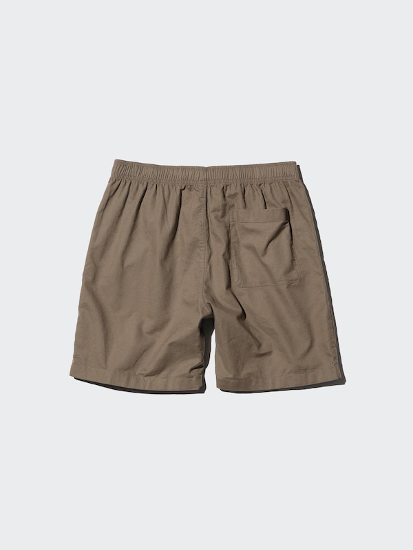 Linen Blend Easy Shorts