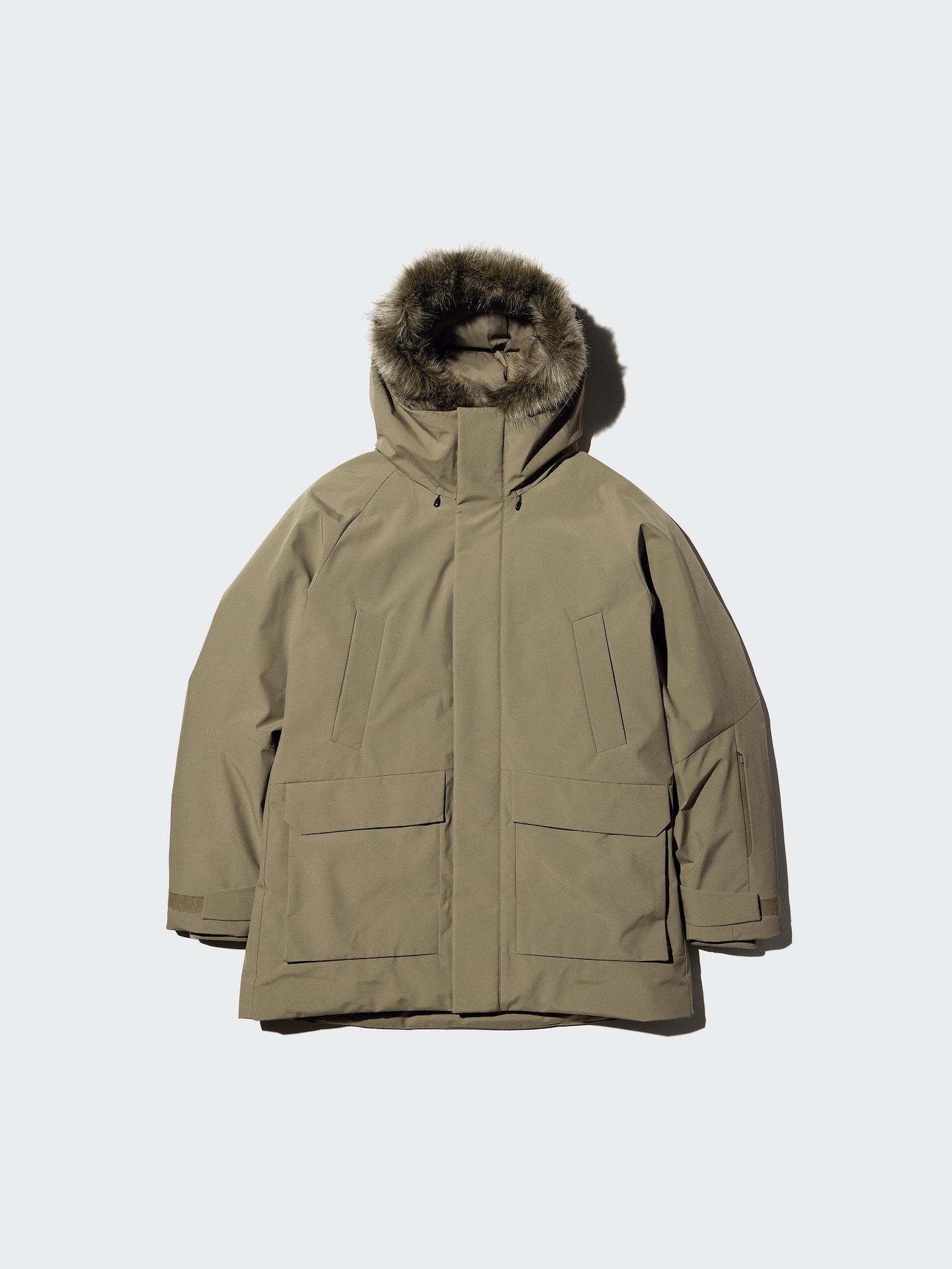 Мужское пальто Uniqlo Ultra Warm Down Coat, цвет: Чёрный — фото 4